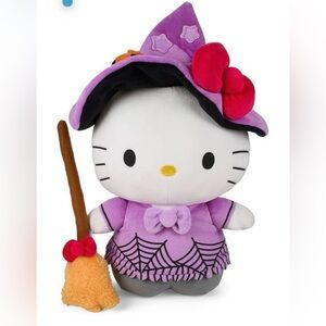 Hello Kitty Plush in Purple Witch Outfit 13 inches
